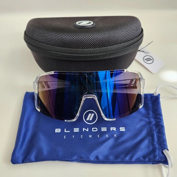 Blenders Eyewear Expose Wave Dover Full Shield Wraparound Sunglasses NWT - Picture 4 of 16